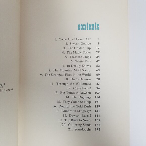 The Alaska Gold Rush (Landmark Books, book 92) 1960 HC First Edition First Print - Picture 4 of 14